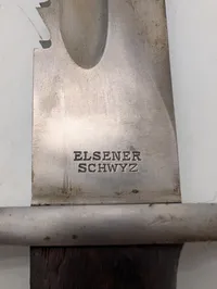 Elsener Schwyz M1914 schweizisk pionerbajonet med savtakker