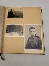 Tysk WWII Kriegs-Erinnerungen Fotoalbum