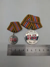 Dansk-Norsk UNEF Medalje Sæt med 50 Års Gaza Spænde