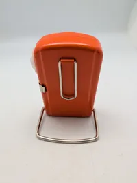 Vintage Wonder Cinea lommelygte i orange metal med original æske