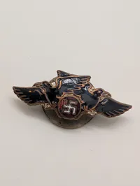 Dansk DNASAP ravnemærke WW2, originalt og Sjældent 