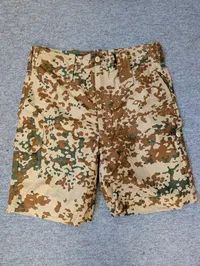 Danish Military M/01 Desert Camouflage Ripstop Cargo Shorts