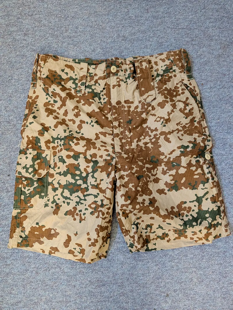 Danish Military M/01 Desert Camouflage Ripstop Cargo Shorts