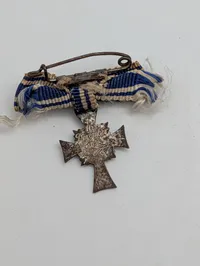 Tysk Moderskors i sølv (Ehrenkreuz der Deutschen Mutter) miniturer 