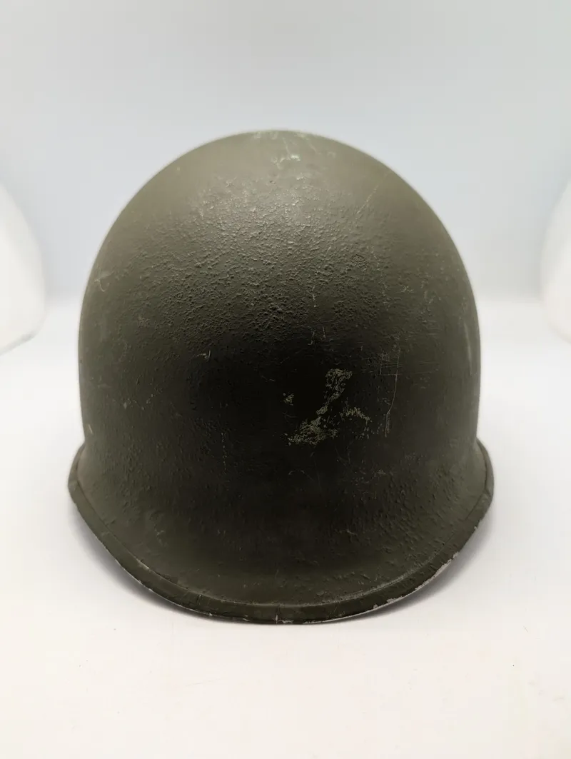 Vintage US Military M1 Steel Helmet Shell WW2 Front seam fixed ball 