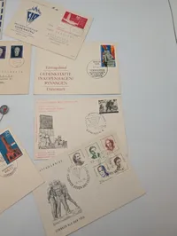 Collection of East German (DDR) Philatelic First Day Covers and Commemorative Pins