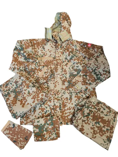 Dansk M/01 Ørken Camouflage Uniformssæt med Jakke og Bukser