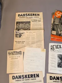 Samling af Danske Modstandsblade og Tidsskrifter fra 2. Verdenskrig