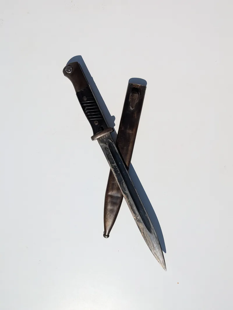 Tysk K98 Bajonet med skede, Coppel GmbH og Jos. Corts Sn 1940