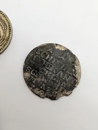 Samling af danske og norske sølvmønter, herunder 25 Øre og Christian VII
