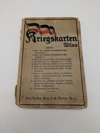 Gea Verlag Kriegskarten-Atlas, tysk verdenskrigsatlas fra 1. verdenskrig