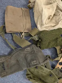 Vintage Danish Military Webbing and Field Gear Collection