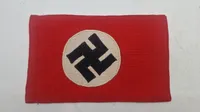 WWII German NSDAP Swastika Tabel flag  — Multi-Piece Construction