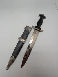Tysk SS Dolk Model 1933 med Skede efterkrigs 