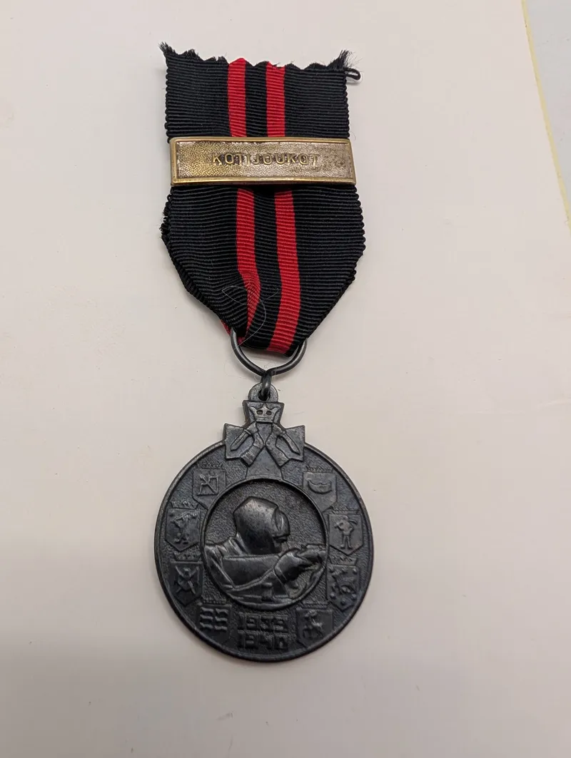 Finsk Vinterkrigs Mindemedalje 1939-1940 med Kotijoukot Spænde