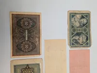 Samling af tyske pengesedler fra Weimarrepublikken, 1910-1923
