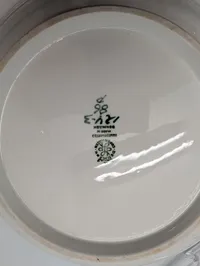 Bing & Grøndahl og Royal Copenhagen porcelænssæt med vaser og fade