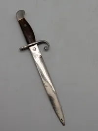 Antik miniature-bajonet brevåbner med indgravering "Antwerpen"