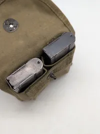 M1 Carbine Magasintaske med To 15-Skuds Magasiner WW2 