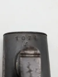 Tysk Mauser K98 Bajonetsked med serienummer 1074