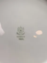 Bing & Grøndahl porcelænstallerken, Ove Skou Rederi