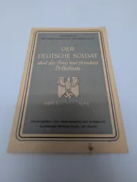 Wehrmacht Richthefte 1943: Der Deutsche Soldat und die Frau aus fremdem Volkstum