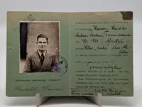 Dansk Passerseddel fra 1941 til Værløse Flyveplads, Harald Hansen