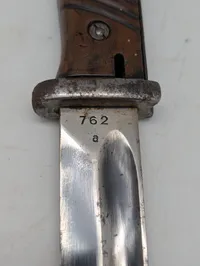 Tysk Mauser K98 Bajonet med skede, Model S84/98 III, nummerens 