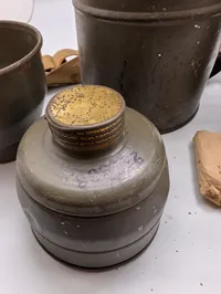 Dansk M/38 Gasmaskesæt med Beholder, Filtre og Tilbehør