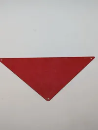 HMAK Dansk Militær Lureminer Advarselsskilt fra 1971, metal