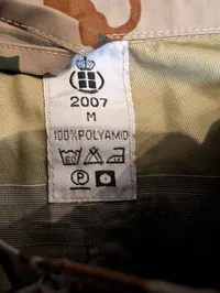 Dansk M/01 Ørken Camouflage Uniformssæt med Jakke og Bukser