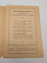 Brüder in Not - Illustreret hæfte fra Hilfsvereinigung für das notleidende Deutschtum