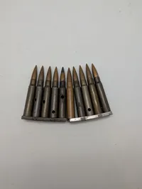 To Tyske K98 WW2 lade klips, deaktiverede 