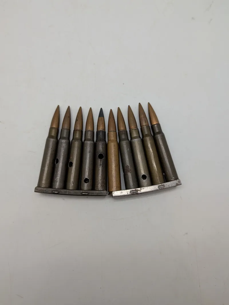 To Tyske K98 WW2 lade klips, deaktiverede 