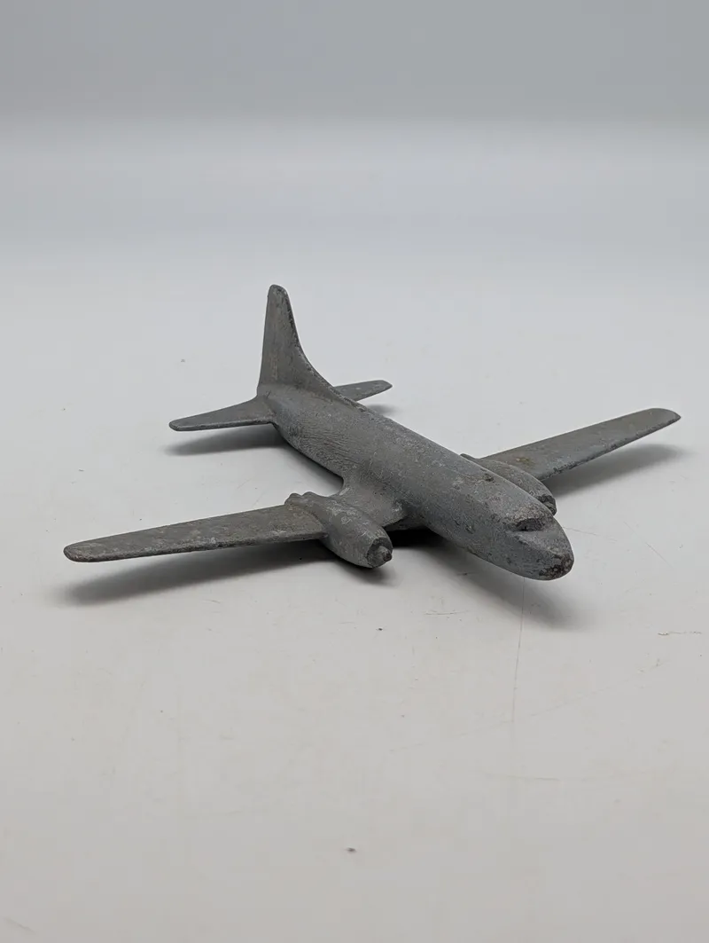 Dansk Militær Flyvevåbnet (FKP) Støbt Metal Flymodel, til flykending 