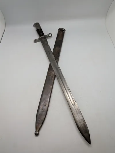 Elsener Schwyz M1914 schweizisk pionerbajonet med savtakker