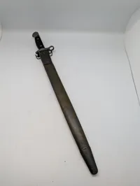 Amerikansk M1917 Bajonet med M1917 Læderskede