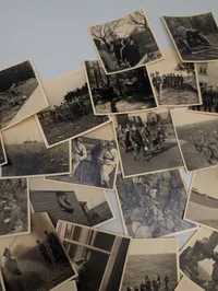 Samling af originale Tysk  sort-hvide fotografier fra 2. verdenskrig