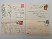 Collection of Four Early 20th Century European Postcards