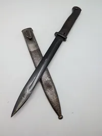 Tysk Mauser K98 Bajonet med metalskede