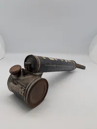 Vintage Fly-Tox French Tinplate Hand Pump Insecticide Sprayer