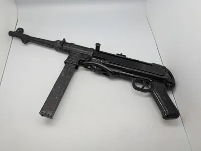 Velfremstillet tung Tysk MP40 Maskinpistol Replika med Foldbar Kolbe