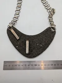 Tysk Feldgendarmerie Ringkrave med Kæde, original i super stand 