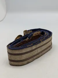 Tysk WW1  officersbælte med forgyldt spænde,  monogram