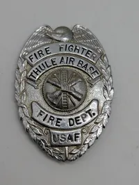 Militære Brandvæsen Patches og Thule Air Base Badge