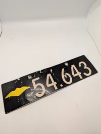 Dansk nummerplade flyvevåbenet 