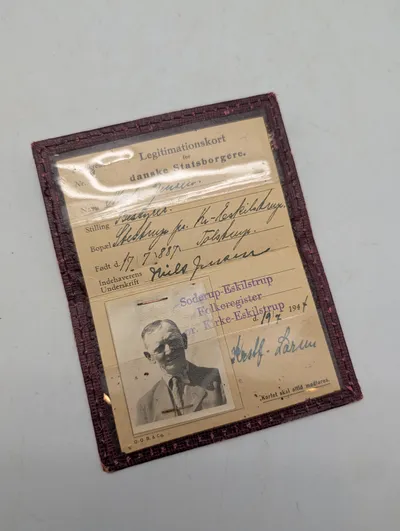 Dansk Legitimationskort for Niels Jensen, 1941