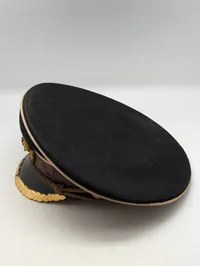 Sovjetisk Flådeofficers Kasket med Hammer og Segl Emblem