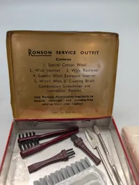 Ronson Varaflame lighter med originalt servicekit og æske