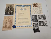 Lotta Svärd Samling med Gyllene Ord Diplom, Emaljenål og Fotografier